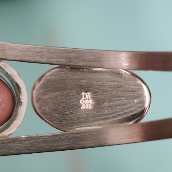 Jay King DTR .925 Sterling Silver Necklace & Reversible Cuff Bracelet - Picture 5 of 10